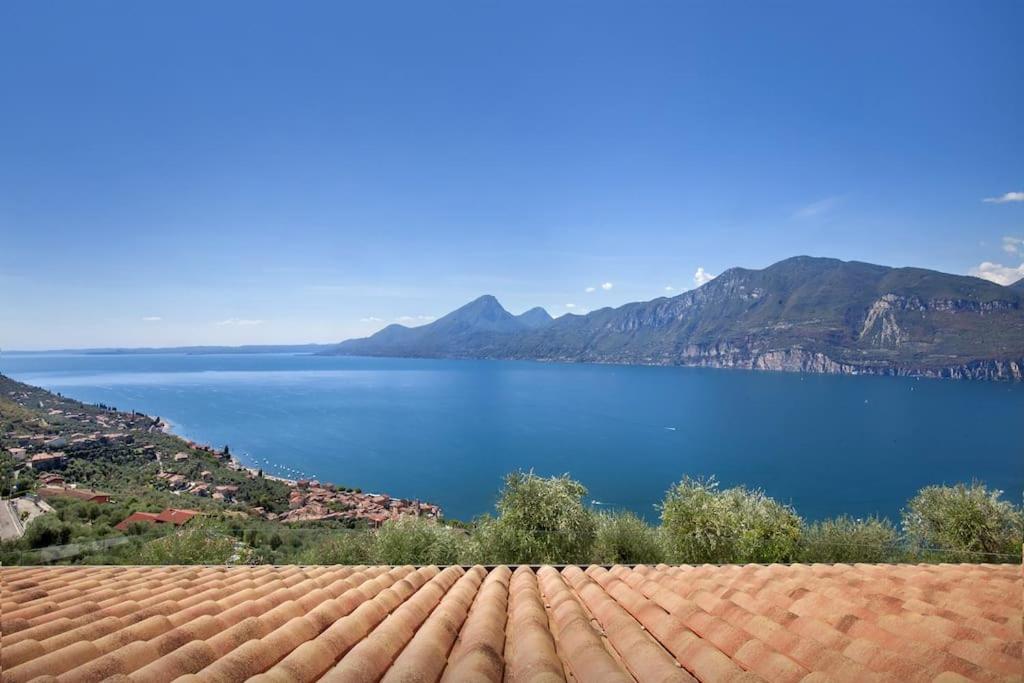 Villa Divina - Apt Divina Con Piscina E Vista Lago Castelletto Di Brenzone Dış mekan fotoğraf